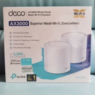 《不議價》TP-Link Deco X60 (2-pack) AX3000 Whole Home Mesh Dual-bank Wi-Fi 6 Router (TL-DECO-X60-2) 雙頻無線路