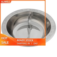 Aliwell Extra Thick Fondue Pot Divided Hot For Home