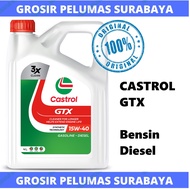 Original CASTROL GTX ME 15w/40 Castrol GTX modern Engine 15W-40 GALON 4 Liter Oli Castrol GTX 15w 40