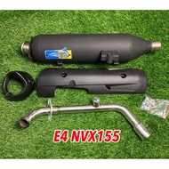 ESPADA EXHAUST PIPE E4 YAMAHA NVX155 28MM FREE STOPPER SILENCER HALAL JPJ