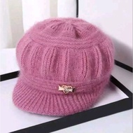 Adult Knitted Beret Hat Wool Beret Winter Hat