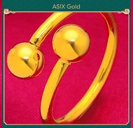 ASIX GOLD แหวนผู้หญิงทอง 24K  แหวนลูกปัดนำโชค ไม่ดำ ไม่ลอก