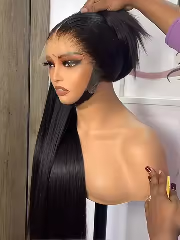 13x6 Bone Straight HD Lace Front Wig 28 30 32 Inch 13x4 Lace Frontal Brazilian Human Hair Wigs 5x5 G