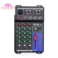 A3 Car Audio Mixer 2Hz - 76Khz DJ Sound Mixing Table Sound Card 4-Band Equalizer Professional Car Re