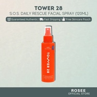 Tower 28 Beauty SOS Daily Rescue Facial Spray with Hypochlorous Acid 120ml