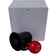 Alarm Siren Set with Metal Box Siren Horn Strobe