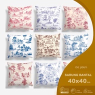 Sofa Cushion Cover PRINT CLASSIC DE JOUY MOTIF 40X40 CM