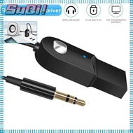 SUQI Bluetooth Aux Adapter, Dongle Cable USB To 3.5mm Bluetooth Audio Receiver, Car Speaker Amplifier Bluetooth 5.0 Wireless Adapter Car Bluetooth Transmitter