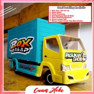 CUAN HOKI MAINAN TRUK OLENG SPESIAL FULL CUSTOME SPEK DETAILING REALISTIC PLUS LAMPU LED TERPAL MAIN