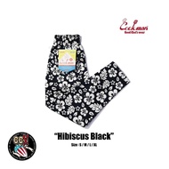 < American Factory > COOKMAN/Chef Pants Hibiscus Black Flower HAWAII Cookman Pants