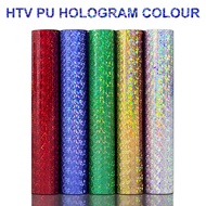 PU HOLOGRAM VINYL / HEAT PRESS VINYL / HEAT PRESS SOLID COLOUR VINYL / STICKER BAJU / HEAT PRESS MAT
