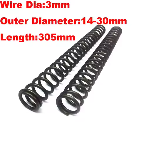 305mm Customized Compression Spring Spring Steel Pressure Spring Wire Diameter 3mm Outer Diamater 14