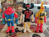 伏魔三劍俠一套三隻細膠公仔