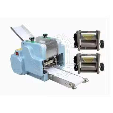 Automatic Dumpling Gyoza Wonton Skin Maker Ravioli Lumpia Wrapper Moulding Machine