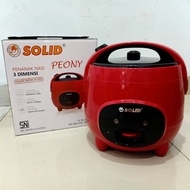 rice cooker/penanak nasi peony solid 2liter