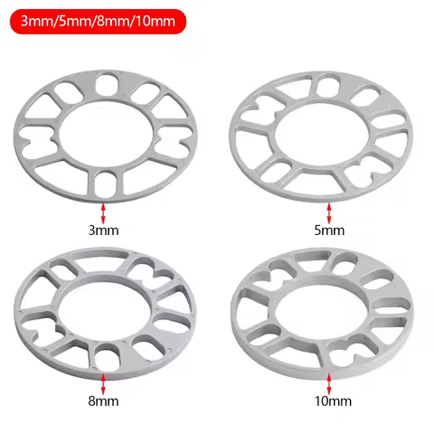 Alloy Aluminum Hub Centric Spacer Car Wheel Spacer 3/5/8/10mm ET Offset Adjuster for 4x100 4x114.3 5