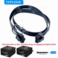 PCIe 8Pin to 8Pin 6+2Pin Single 8Pin/6Pin GPU Cable 60CM 18AWG For GIGABYTE 80Plus Gold Semi Modular