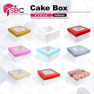 Cake Box 8x8x4 inch (5 pcs)