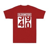 Oldometer 40Th Birthday Funny Matching Birthday Party Men'S Cotton T-Shirt