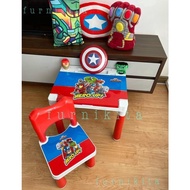 Plastic Children's Chair Table, PREMIUM Children's Study Table, EI Character