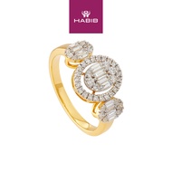 HABIB Tapered Diamond Ring in 375/9K Yellow Gold 274191025(YG)