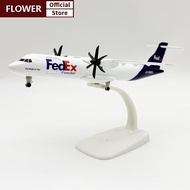 FOF 1 Set 20cm Fedex ATR Airplane Model Airplane Diecast Metal Alloy Collection Children Toys Model 