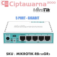 Hex Mikrotik Router Board RB750GR3 - Cw2116