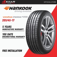 Hankook Tyre Ventus Prime 3 K125 205/45-17 [Installation Provided]