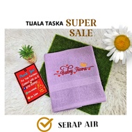 Tuala Budak Sulam Nama |Tuala Taska| KIDS TOWEL | Tuala sulam|Tuala mandi budak|Tuala newborn|Towel budak|Towel Sulam