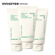 Innisfree Green Tea Amino Hydrating Cleansing Foam (150g *3) /innisfree cleanser