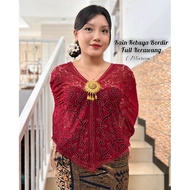 [BAHAN] Kain Kebaya BORDIR Bali 02/ kebaya bali / kebaya murah / kebaya modern