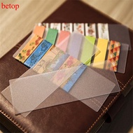 10pcs/lot DIY Cute Kawaii Frosted PVC Tape Separate Card Lovely Transparent Washi Tape For Home Deco