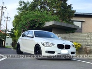 【FB搜尋桃園阿承】寶馬 超人氣116I跑11萬 2014年 1.6CC 白色 二手車 中古車