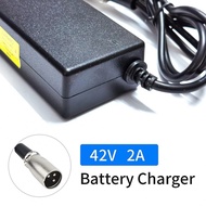 High Speed Charging 42V 2A Charger Compatible with For 36V Liion Battery