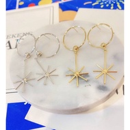 Circle One Light Earrings (Pin Type)