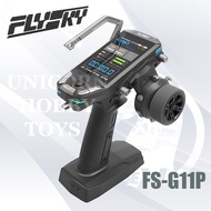 FLYSKY G11P 2.4G FS-G11P 11CH TRANSMITTER REMOTE CONTROL COLOR SCREEN WITH RECEIVER