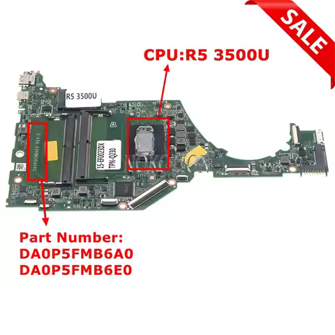 DA0P5FMB6A0 DA0P5FMB6A2 DA0P5EMB6E0 L87346-001 L87346-601 LAPTOP MOTHERBOARD For HP 15S-EQ 15-EF WIT