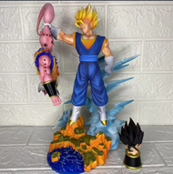 Bandai | 32ซม./12.6นิ้วAnime Dragon Ball Z Vegett Vs Majin BuuรูปSuper SaiyanตัวเลขการกระทําGkรูปปั้