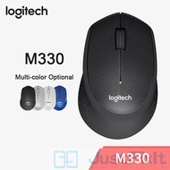 เมาส์ไร้สายLogitech M330 Black