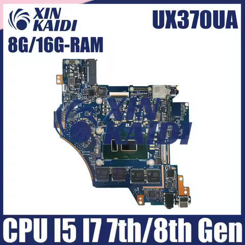For ASUS ZenBook Flip Q325UAR Q325UA UX370 UX370U UX370UA Mainboard Laptop Motherboard CPU i3 i5 i7 