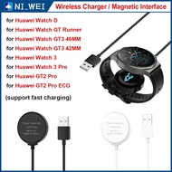 USB Watch Wireless Charger for Huawei Watch GT3/GT2 Pro Magnetic Interface Charging Cable Fast Charger for Huawei Watch D/GT Runner