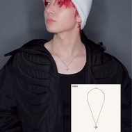 Kpop Idol Enhypen Lee Heeseung, Same Style Metal Cross Necklace, Fan Support for Peripheral Fashion 