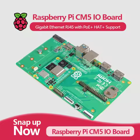 Official Raspberry Pi Compute Module 5 / CM5 series IO board, CM5 IO