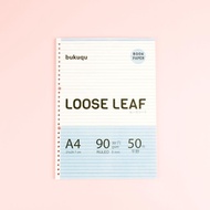 Bonus A4 Bookpaper Loose Leaf - Ruled By Bukuqu