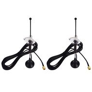 4G LTE Antenna 10dBi SMA Male Cellular Antenna 698-960/1700-2700MHz with Magnetic Base Outdoor Anten