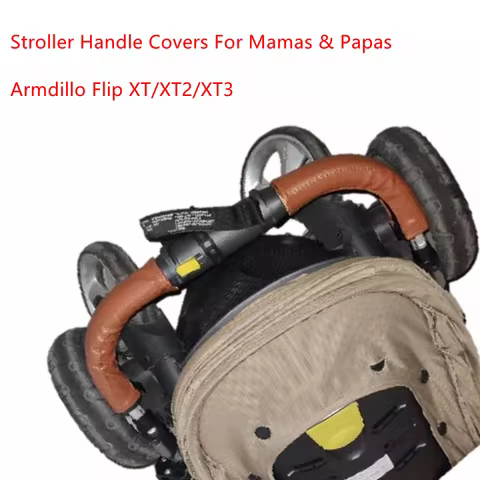 Leather Covers For Mamas & Papas Armdillo Flip XT/XT2/XT3 Stroller Pram Handle Sleeve Case Armrest P