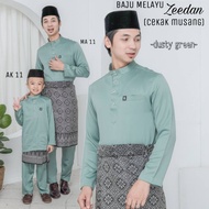 BAJU MELAYU SEDONDON BAPA ANAK RAYA 2024 | BAJU MELAYU DUSTY GREEN | NUDE | HITAM BAJU MELAYU CEKAK 