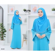 EKSKLUSIF ABAYA ULFA WITH SHAWL [JUBAH MANIK BATU][SKYBLUE]