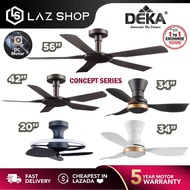 Deka Concept Series DC Motor Ceiling Fan | 56 Inch &amp; 42 Inch CONCEPT 1 | 34 Inch CONCEPT MINI w LED Light | 20 Inch CONCEPT MICRO | 14 Speeds | Kipas Siling Kipas Angin | 风扇