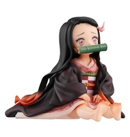 Anime Figurine PVC Model Demon Slayer Kimetsu No Yaiba Q Posket Kamado Nezuko Figures Toys Collection Doll Gift